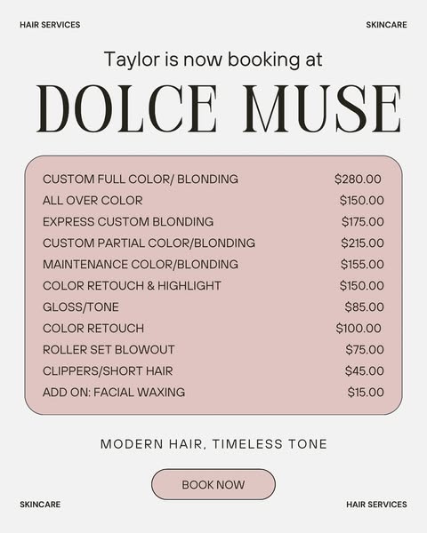 DOLCE MUSE SALON — photo 6