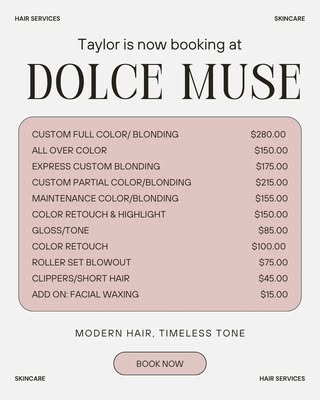 DOLCE MUSE SALON — photo 5